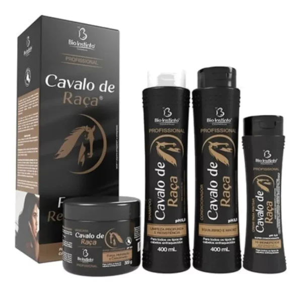 Kit capilar cavalo de raça
