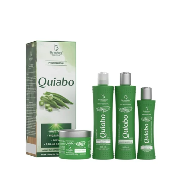 Kit capilar de quiabo